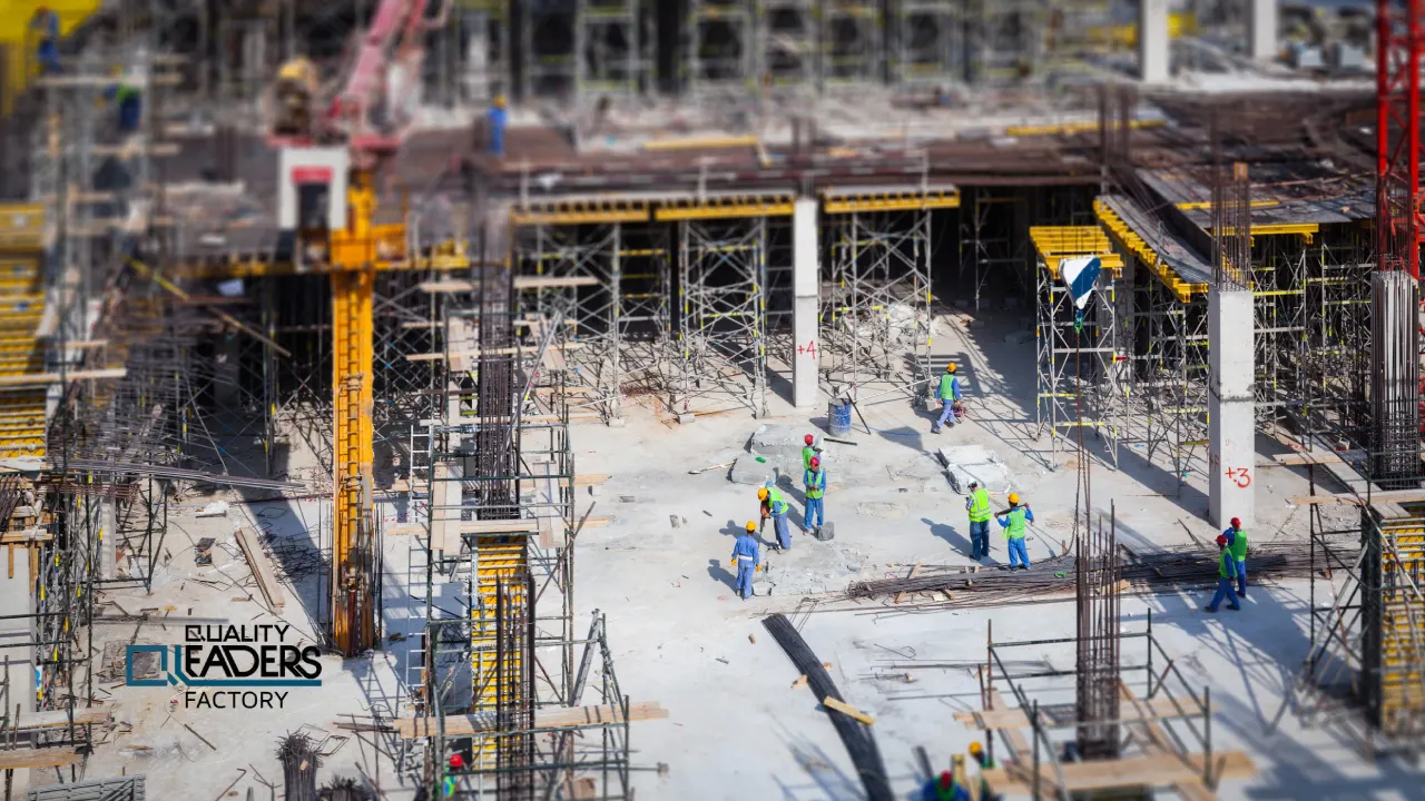 Engineers Working on Construction Project